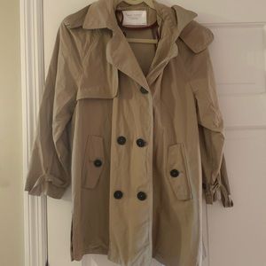 NWOT Zara Short Trench Jacket